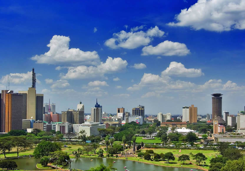 nairobi city skyline